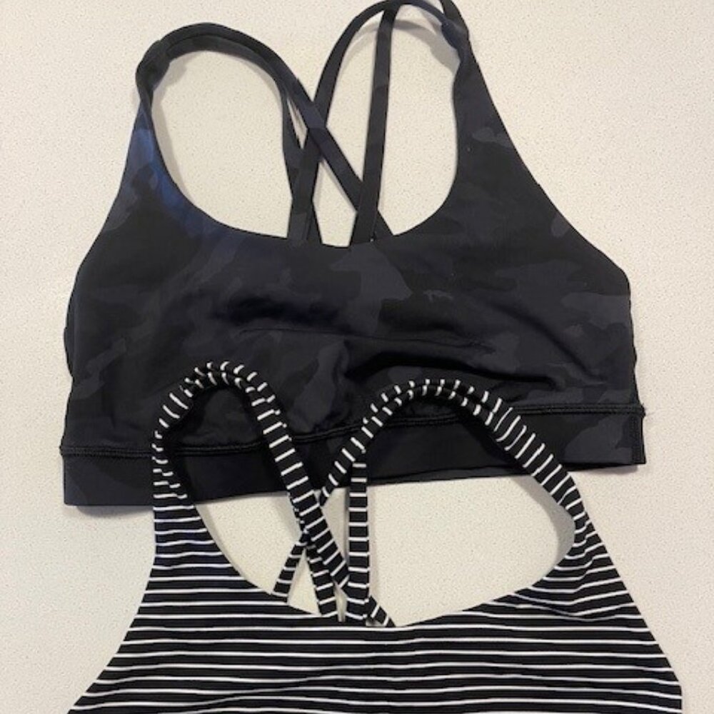 lululemon Energy Bra Medium Support- Size 6- 2 pack